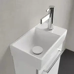 Villeroy & Boch Avento Handwaschbecken 36 x 22 cm, Becken links, ohne &Uuml;berlauf,