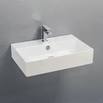 Megabad Pure 2.0 Waschtisch 60 cm 10SF50060, Badkeramik, wei&szlig; hochglanz