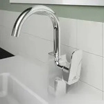 Ideal Standard Ceraplan Waschtischarmatur hoher Auslauf H200 mit Ablaufgarnitur,