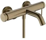 hansgrohe Tecturis S Einhebel-Wannenarmatur Aufputz, Badarmaturen, brushed bronze