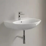 Villeroy & Boch O.novo Waschtisch 65 x 48 cm, mit &Uuml;berlauf, Badkeramik, wei&szlig;...