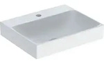 Geberit ONE Waschtisch 50 cm, Abgang vertikal, 1 Hahnloch, ohne &Uuml;berlauf