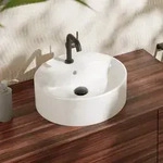 hansgrohe Xuniva S Aufsatzwaschtisch &Oslash; 45 cm, mit 1 Hahnloch, mit &Uuml;berlauf,...