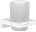 hansgrohe AddStoris Zahnputzbecher, Accessoires, 41749700, mattwei&szlig;