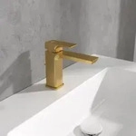 Villeroy & Boch Subway 3.0 Einhebel-Waschtischarmatur, Badarmaturen, brushed gold