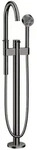 AXOR One Einhebel-Wannenmischer bodenstehend, Badarmaturen, 48440330, polished black