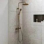 Duravit Shower System Duschsystem, Badarmaturen, bronze geb&uuml;rstet