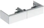 Geberit iCon Unterschrank f&uuml;r Doppelwaschtisch 120 cm, mit 2 Schubladen, Badm&ouml;bel,