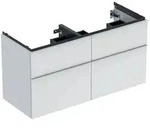 Geberit iCon Unterschrank f&uuml;r Doppelwaschtisch 120 cm, mit 4 Schubladen, Badm&ouml;bel,