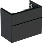 Geberit iCon Unterschrank f&uuml;r Waschtisch 75 cm, mit 2 Schubladen, verk&uuml;rzte