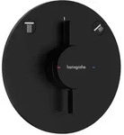 hansgrohe DuoTurn S Mischer Unterputz f&uuml;r 2 Funktionen, Badarmaturen, mattschwarz
