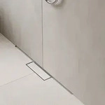 hansgrohe RainDrain Minimalistic Fertigset Duschrinne 80 cm, Duschabl&auml;ufe, 56220000,