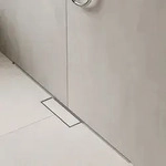 hansgrohe RainDrain Minimalistic Fertigset Duschrinne 100 cm, Duschabl&auml;ufe,