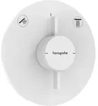 hansgrohe DuoTurn S Mischer Unterputz f&uuml;r 2 Funktionen, Badarmaturen, mattwei&szlig;