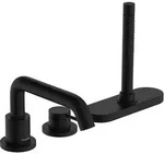 hansgrohe Tecturis S 3-Loch Einhebel-Wannenrandarmatur mit Schlauchbox (sBox),