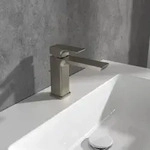 Villeroy & Boch Subway 3.0 Einhebel-Waschtischarmatur, Badarmaturen, brushed nickel