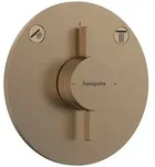 hansgrohe DuoTurn S Mischer Unterputz f&uuml;r 2 Funktionen, Badarmaturen, brushed bronze
