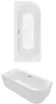 Villeroy & Boch Loop & Friends Oval Duo Vorwand-Badewanne, 170 x 75 cm f&uuml;r...