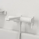 hansgrohe Tecturis E Einhebel-Wannenarmatur Aufputz, Badarmaturen, 73420700,