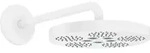 AXOR One Kopfbrause 280 1jet mit Brausearm, Badarmaturen, 48491700, mattwei&szlig;