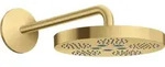 AXOR One Kopfbrause 280 1jet mit Brausearm, Badarmaturen, 48491250, brushed gold