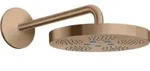 AXOR One Kopfbrause 280 1jet mit Brausearm, Badarmaturen, 48491310, brushed red gold