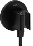 hansgrohe Fixfit S Porter KS 26888000, Badarmaturen, mattschwarz