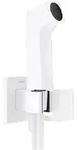 hansgrohe Bidette Handbrause 1jet E EcoSmart+ mit Brausehalter und Brauseschlauch 125