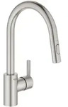 GROHE Feel Einhand-Sp&uuml;ltischbatterie 1/2" hoher Auslauf, 2 Strahlarten 31486001,