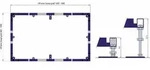 Villeroy & Boch ViFrame f&uuml;r gr&ouml;&szlig;ere Duschwannen aus Quaryl ab 100 x 100 cm