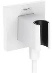 hansgrohe Fixfit E Wandanschlu&szlig; mit Duschkopfhalterung, Badarmaturen, 26889700,