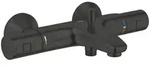 GROHE Precision Start Thermostat-Wannenbatterie 1/2, Badarmaturen, matt schwarz