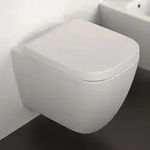 Ideal Standard i.life S Wandtiefsp&uuml;l-WC eckig ohne Sp&uuml;lrand, Badkeramik, wei&szlig;