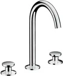 AXOR One 3-Loch Waschtischarmatur Select 170 mit Push-Open Ablaufgarnitur,