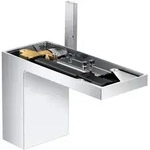 AXOR MyEdition Einhebel-Waschtischarmatur 110 mit Push-Open Ablaufgarnitur ohne