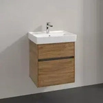 Villeroy & Boch Collaro Waschtischunterschrank 51 x 54,6 cm mit 2 Ausz&uuml;gen,