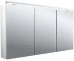 Emco pure 2 Classic LED-Lichtspiegelschrank 140 cm, mit LED-Aufsatzleuchte, 3 T&uuml;ren,