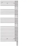 Zehnder Forma Asym LFAEL-150-60/DD Handtuchw&auml;rmer 59,6 x 156,1 cm links mit...