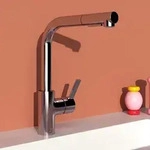 Ideal Standard Gusto K&uuml;chenarmatur Ausladung 23,5 cm L-Auslauf 2F-Brause,