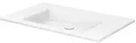 BetteAqua Einbau-Waschtisch 80 x 49,5 cm ohne Hahnloch, mit BetteGlasur&reg; Plus,