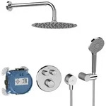 Ideal Standard Ceratherm Navigo Armaturen-Paket 01, Badarmaturen, chrom