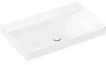 hansgrohe Xelu Q Waschbecken mit Ablage rechts 80 x 48 cm ungeschliffen, ohne