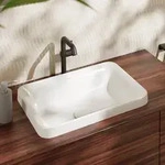 hansgrohe Xuniva Q Einbauwaschtisch 55 x 40 cm, ohne Hahnloch, mit &Uuml;berlauf,...