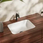 hansgrohe Xuniva Q Unterbauwaschtisch 45 x 35 cm, ohne Hahnloch, mit &Uuml;berlauf,...