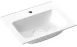 Emco asis Waschtisch 40 cm mit 1 Hahnloch, Badkeramik, 957711441, wei&szlig;