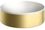 AXOR Suite Aufsatzwaschtisch 300, Badkeramik, 42000950, brushed brass