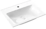 Emco asis Waschtisch 60 cm mit 1 Hahnloch, Badkeramik, 957711461, wei&szlig;