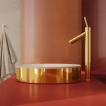 AXOR Suite Aufsatzwaschtisch 300, Badkeramik, 42000990, polished gold optic
