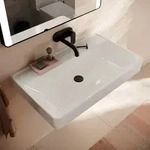 hansgrohe Xanuia Q Waschtisch 800/480 ohne Hahnloch und &Uuml;berlauf, Badkeramik, wei&szlig;