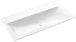 Emco asis Waschtisch 100 cm ohne Hahnloch, Badkeramik, 957711430, wei&szlig;